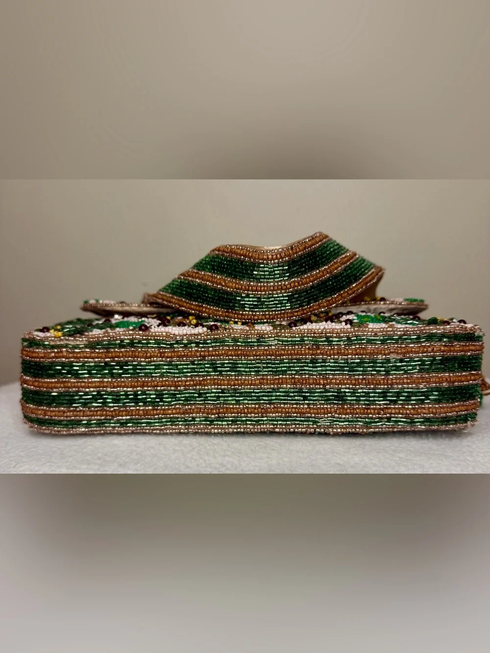 Viral Beaded TJMaxx & Marshalls Palm Tree Shoulder Bag With Bag Charm!!